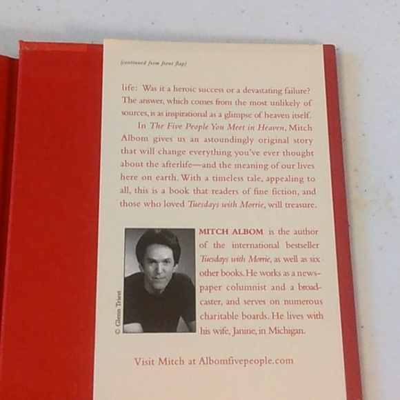 Mitch Albom book bundle (for one more day/ the five people you meet in heaven) - Picture 4 of 6